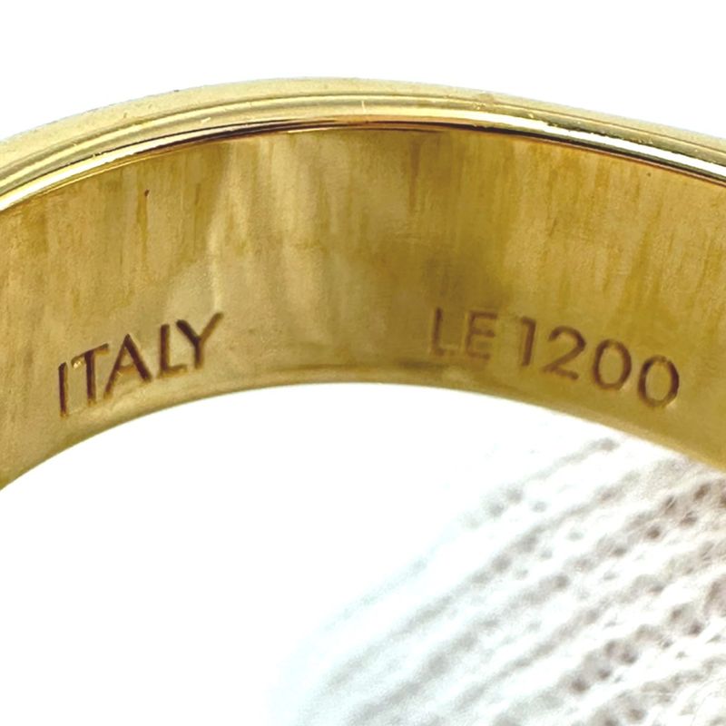 Louis Vuitton M00210 GP S Size Ring - Nanogram Ring - Ring Louis Vuitton Gold