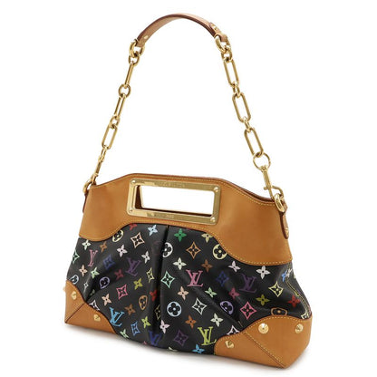 Louis Vuitton Monogram Multicolor Judy MM Handbag 2WAY Shoulder Bag Noir Black