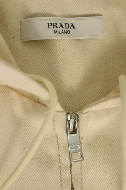 Prada 23SS Geb220 Triangle Plate Hooded Vest Men's S