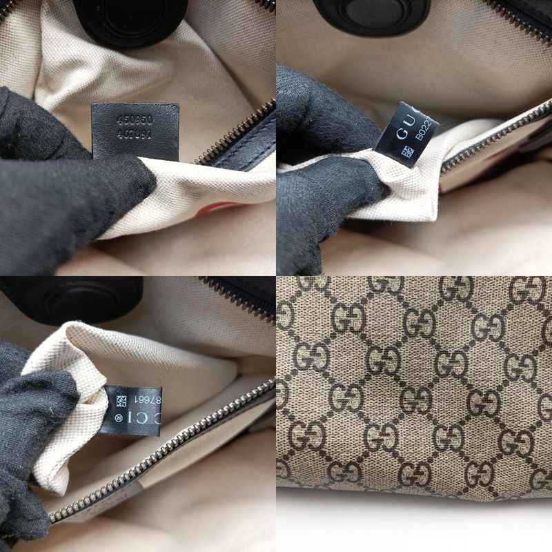 Guccigg Supreme Kingsnake Brown PVC Coated Canvas 450950 B022787661