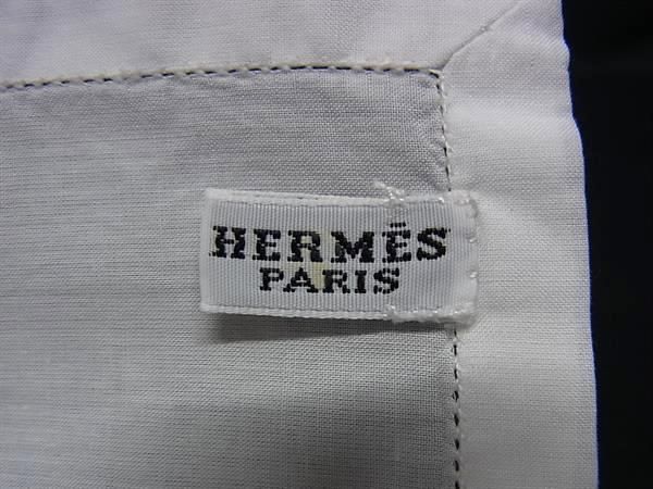 Hermes Evelyn 100% Cotton Handkerchief Pocket Chief Ladies Men White
