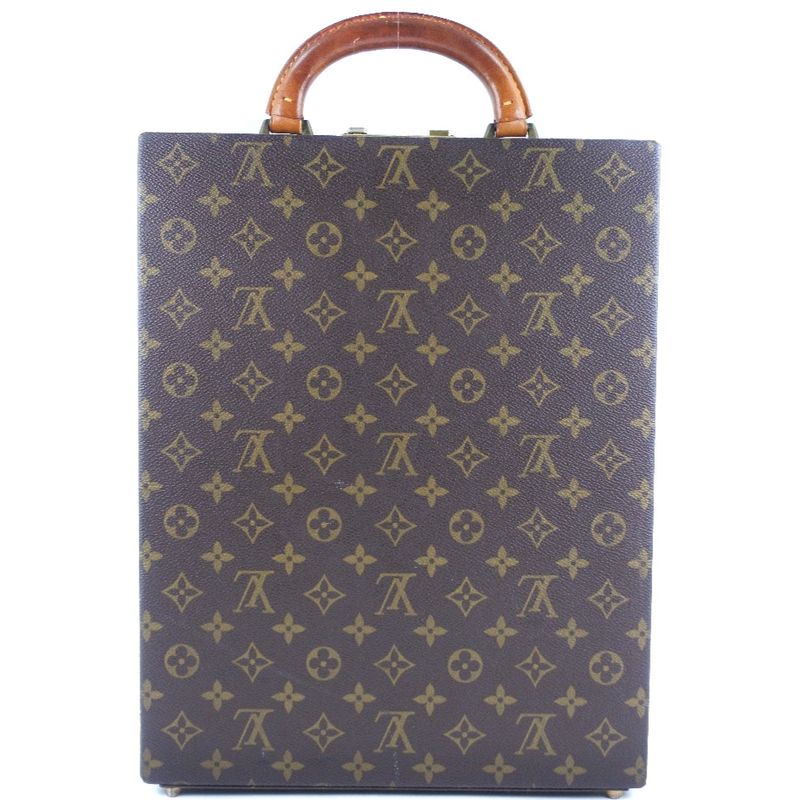 Louis Vuitton Attache Case Monogram Canvas Brown 861 Men's Business Bag