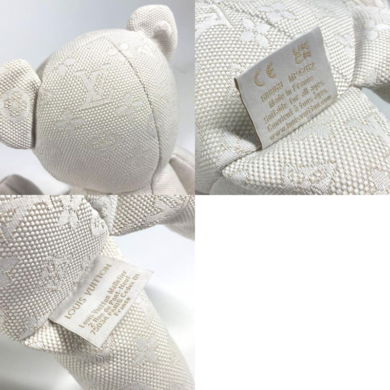 Louis Vuitton Plush Toy Deux Louis Gi0869 Cotton White