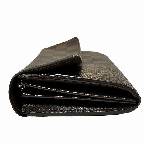 Louis Vuitton Damier Portefeuille Sarah N61734 Long Wallet With Two Folds Unisex
