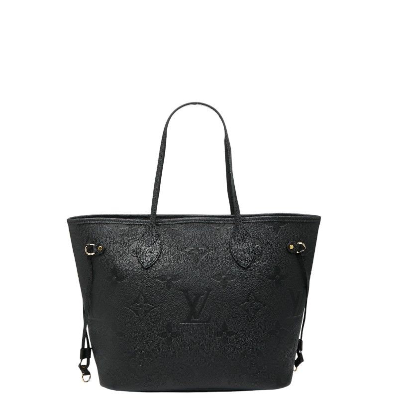 Louis Vuitton Monogram Empreinte Neverfull MM Tote Shoulder Bag M45685 Noir