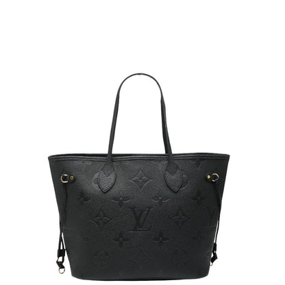 Louis Vuitton Monogram Empreinte Neverfull MM Tote Shoulder Bag M45685 Noir