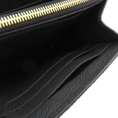 Louis Vuitton Long Wallet Portefeuille Sarah Monogram Empreinte Black and Beige