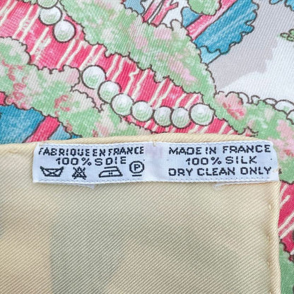 Hermes Scarf Carre 90 Silk LE Sacre DU Printemps Spring Festival Floral Pattern