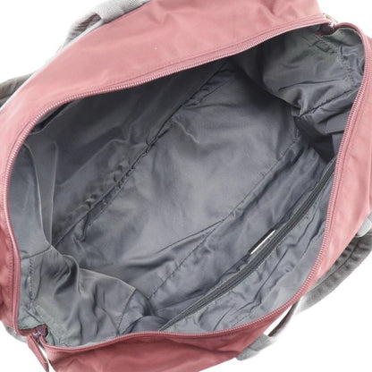 Prada Sports Prada Sports 2WAY Shoulder Nylon Red Brown Unisex Boston Bag