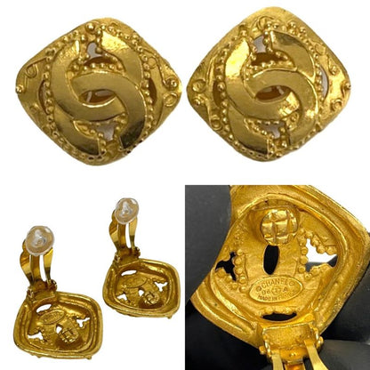 Chanel Chanel Vintage 96 Coco Mark Motif Earrings Ear Cuff Accessori