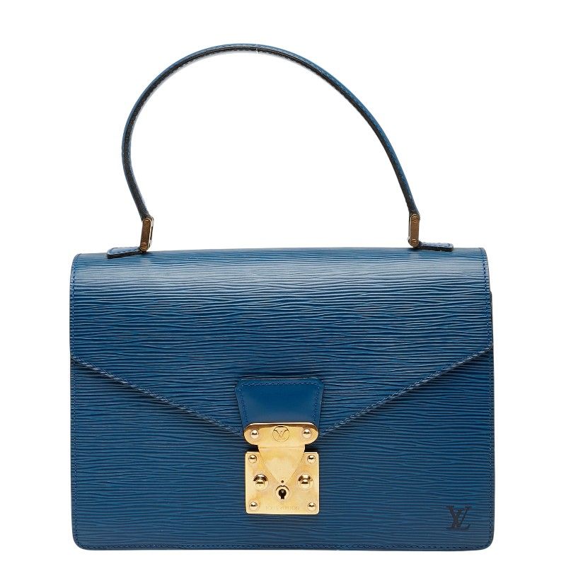 Louis Vuitton Epi Concorde M52135 Toledo Blue Leather Women Louis Vuitton