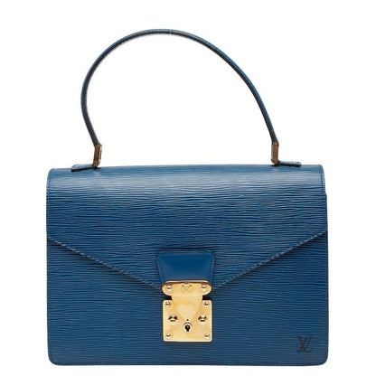 Louis Vuitton Epi Concorde M52135 Toledo Blue Leather Women Louis Vuitton