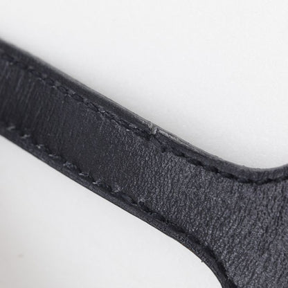 Hermes Box Calf And Gold Plated Black Unisex 9.0g Bracelet