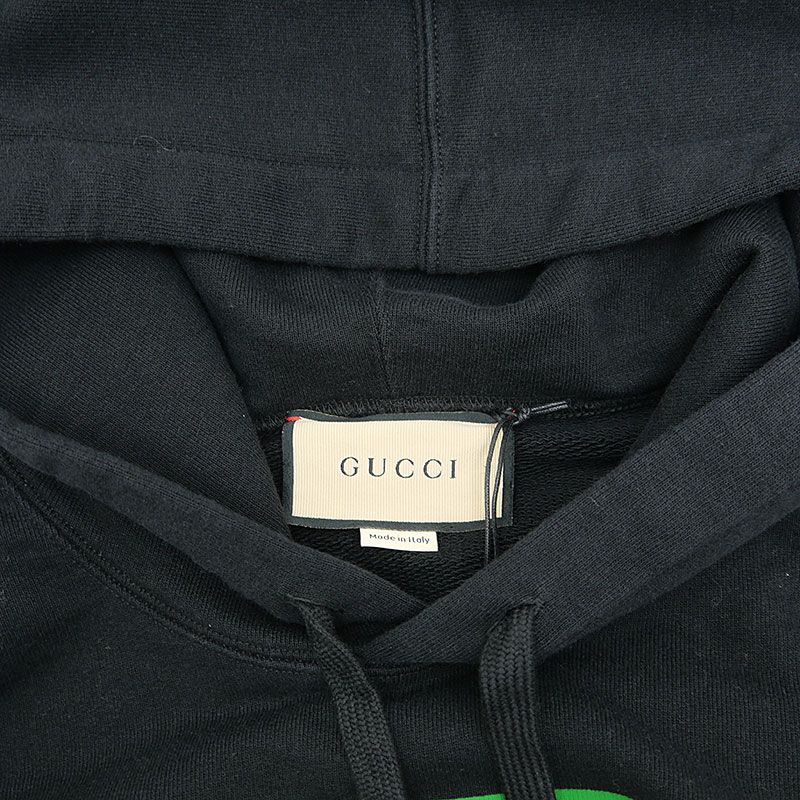 Gucci Pullover Hoodie 646953 Size XS Black