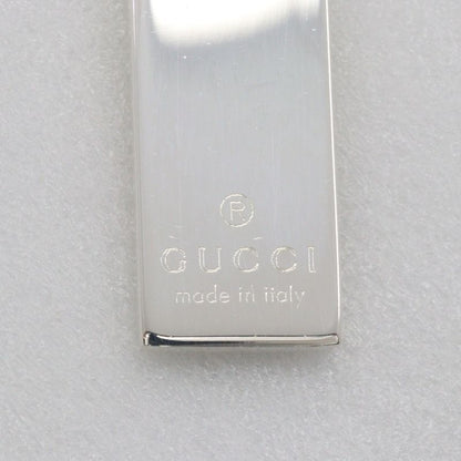 Gucci Logo Plate Double Ball Chain Silver 925 Unisex 24.1g Necklace