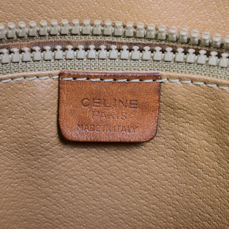 Celine Shoulder Tote Bag Macadam Beige 09bs110