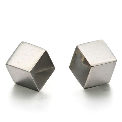 Tiffany & Co Earrings 925 Silver Approx 7.4g Silver Cube Accessories Simple