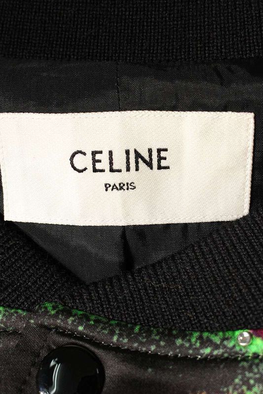 Celine 2v30h354q Satin Artist Teddy Blouson Men's 54