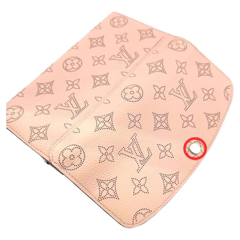 Louis Vuitton M60145 Monogram Mahina Portefeuille Iris Long Wallet Louis