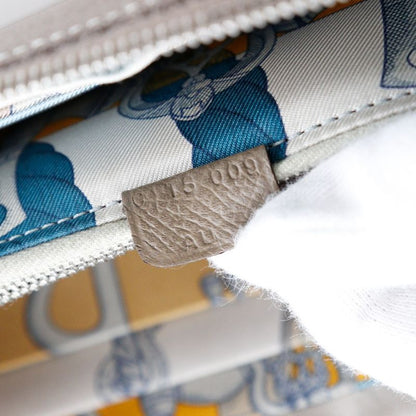 Hermes Azap Long Silk-in Vaux-epson And Silk Etoupe C Ladies Long Wallet