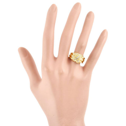 Tiffany & Co Tiffany & Co Signature Cross Ring With Diamonds Approx 12 18K