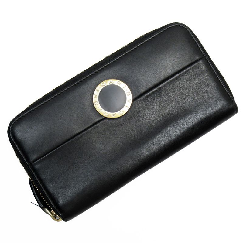 Bulgari Bvlgari Round Zipper Long Wallet