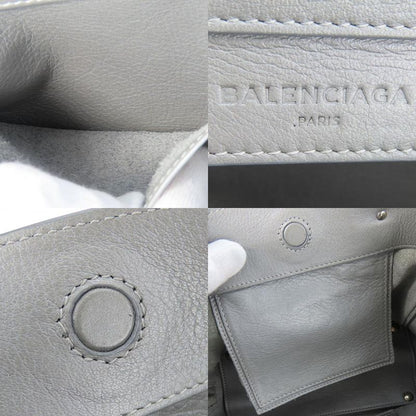 Balenciaga Handbag Paper Mini 357333 Leather Silver 2WAY Shoulder Women