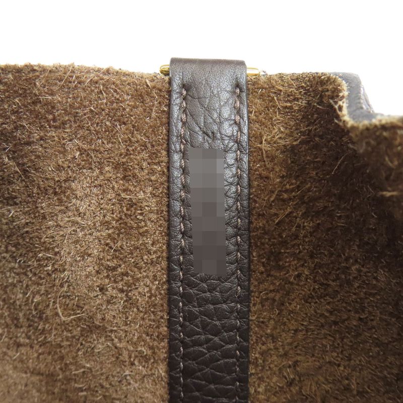 Hermes Picotin Lock MM Gold Hardware Handbag Taurillon Cles Mance Women