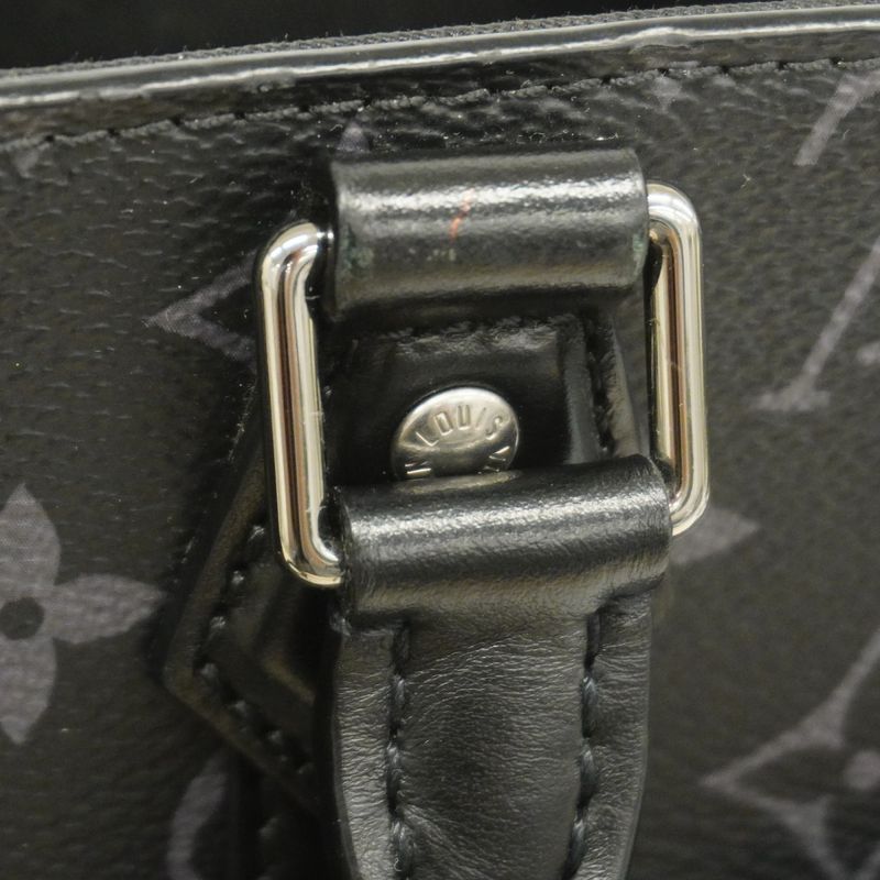 Louis Vuitton Handbag Monogram Eclipse Sac Plastic MINI M46453 Black 2-way Bag