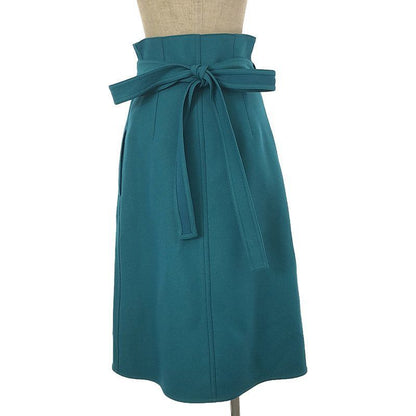 Celine - Phoebe Period Wool Nylon Wrap Skirt - 36 - Green - Women's
