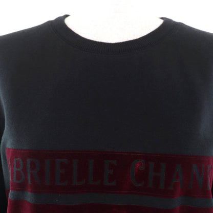 CHANEL P57408k07541 Cotton Gabrielle Coco Mark Flocked Logo Sweatshirt