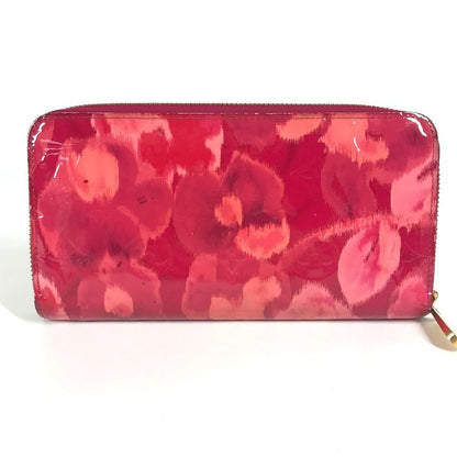 Louis Vuitton Long Zippy Wallet M90019 Patent Leather Rose Andian Pink