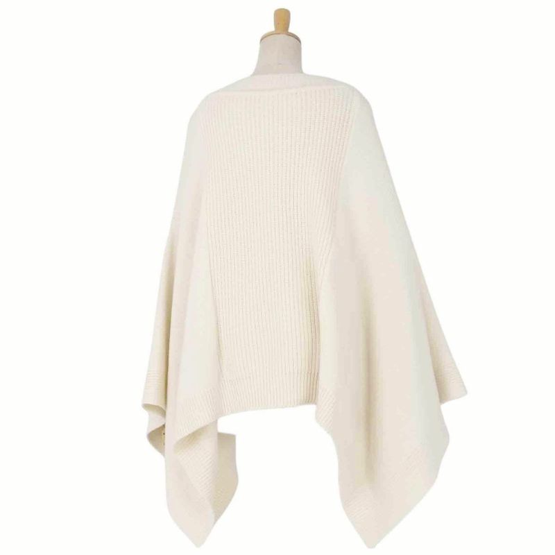 Hermes 23SS Knit Poncho Cape Cashmere Co