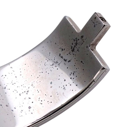 Hermes Bangle Women's Brand Click Classic H GP Silver Red Classy Fashionable E