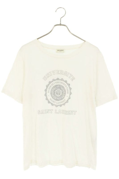 Saint Laurent Paris 464564 Yb1eh College Logo T-shirt Men's S