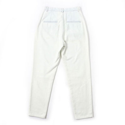 CHANEL P64118v60184 100% Cotton Coco Button Denim Pants Indigo 38 Made In Italy