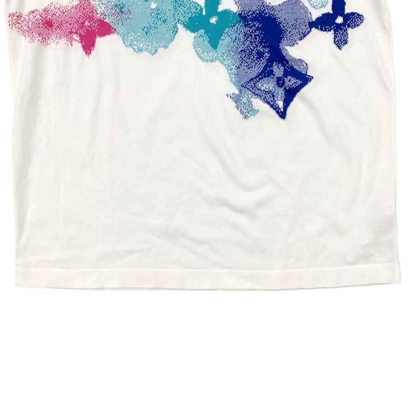 Louis Vuitton Short Sleeve T-Shirt Virgil Abloh Water Color Monogram Rm211v Zlw