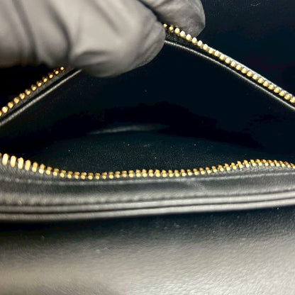 Celine Teen Chain Buzas Triomphe Logo Calf Leather Shoulder Bag