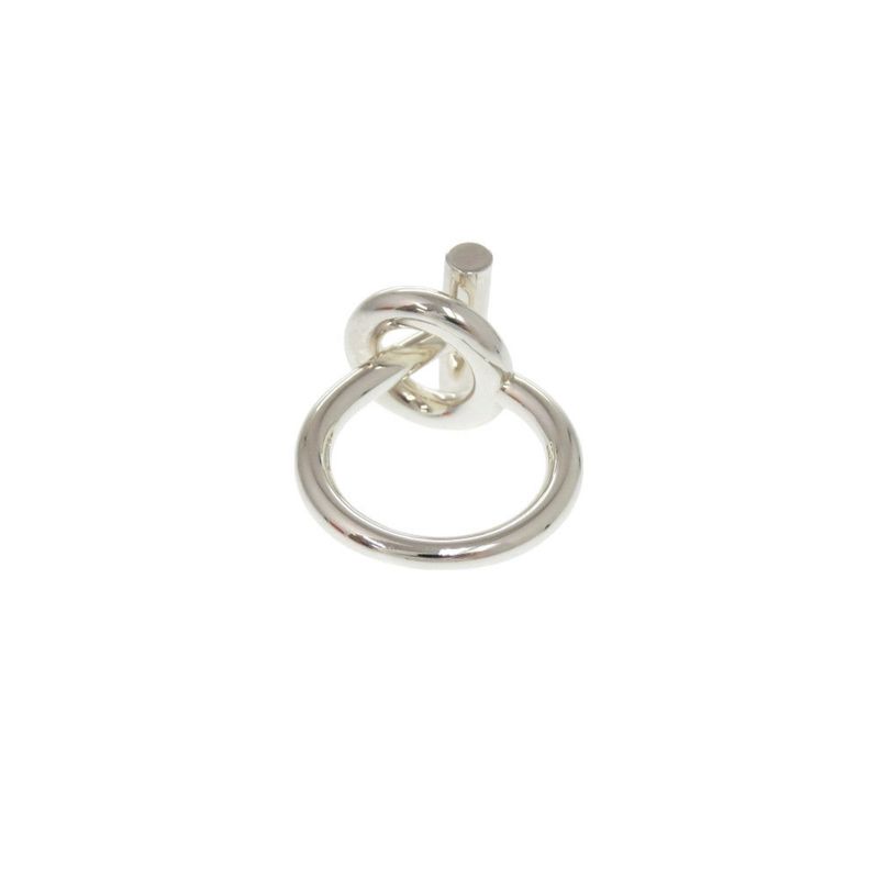 Hermes Echape Size 53 (#11 Approx) Silver 925 Ring 0341 Hermes