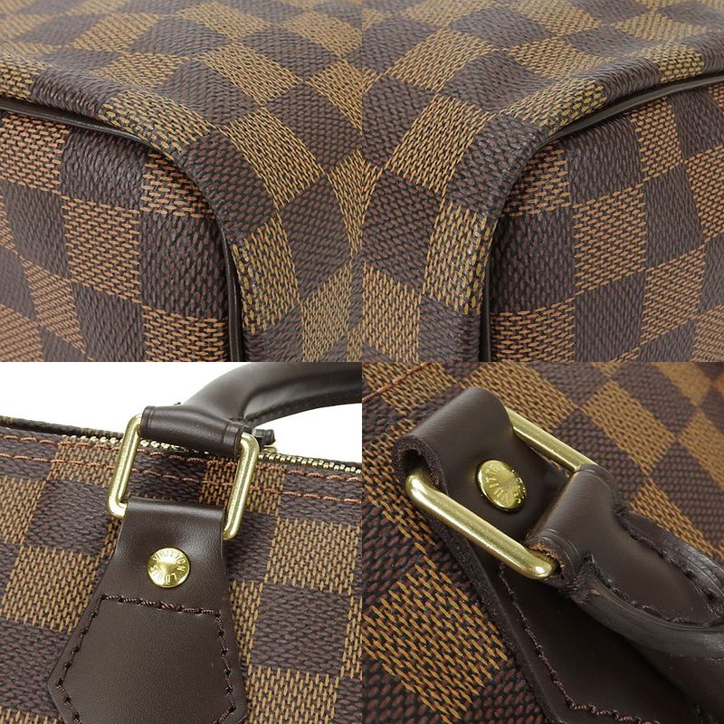 Louis Vuitton Handbag Speedy 30 N41531 Damier Brown Gold Hardware Old Shape