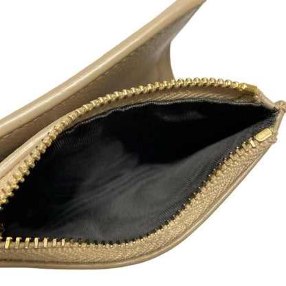 Saint Laurent Paris Bifold Wallet - 635265 Beige Leather