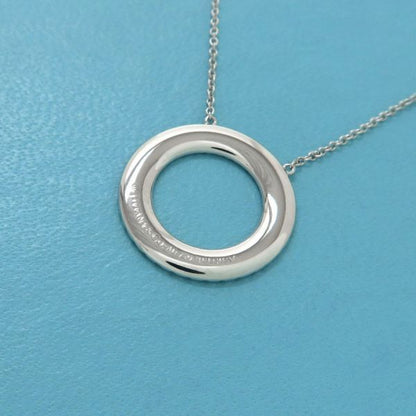 Tiffany & Co Metro Circle Diamond Necklace /3 Rows