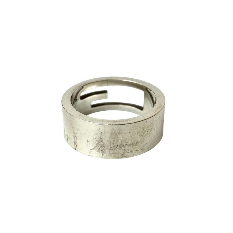 Gucci Square G Ring Silver 925 No 14 Accessories 102-4