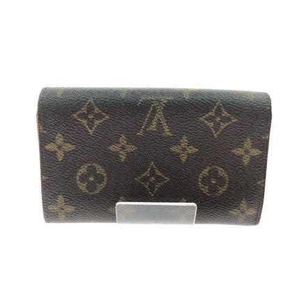 Louis Vuitton Women's Bifold Wallet Monogram Porte Monet Bier Tresor M61730