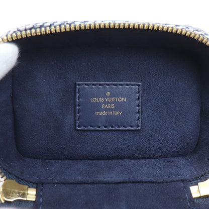 Louis Vuitton Monogram - Laminated Jacquard Micro Vanity Shoulder Bag - Navy