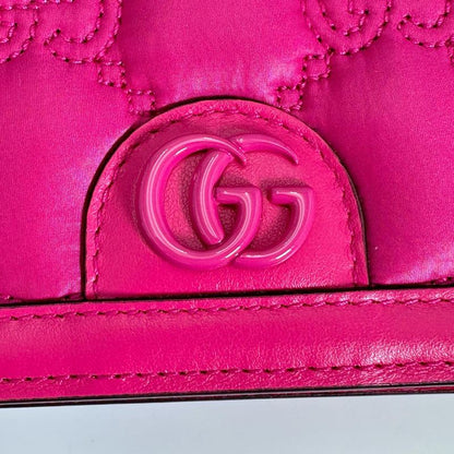Gucci 2WAY Bag Handbag GG Mini Matelasse Handbag Gucci Pink