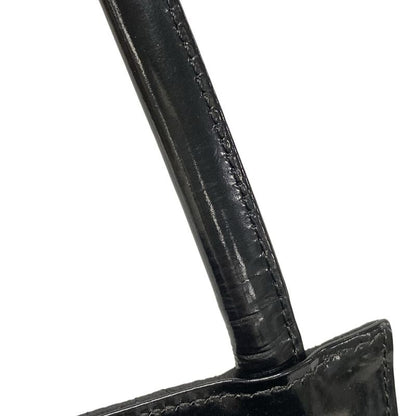 Dior/christian Dior Handbag Canage Stitch Black Leather