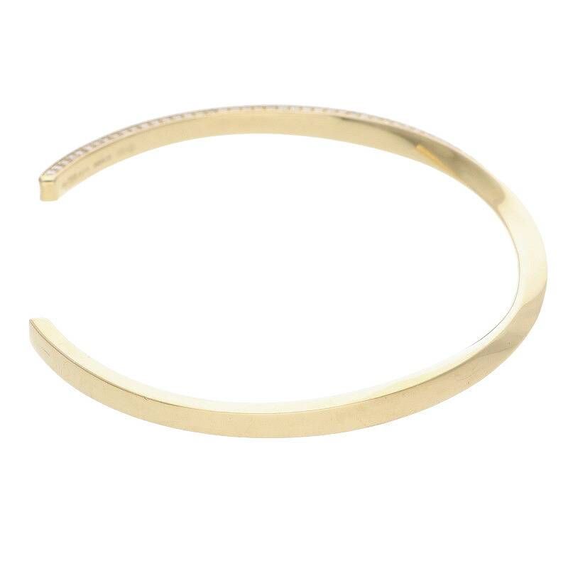 Celine Torsion 18K Yellow Gold Diamond Bangle Ladies
