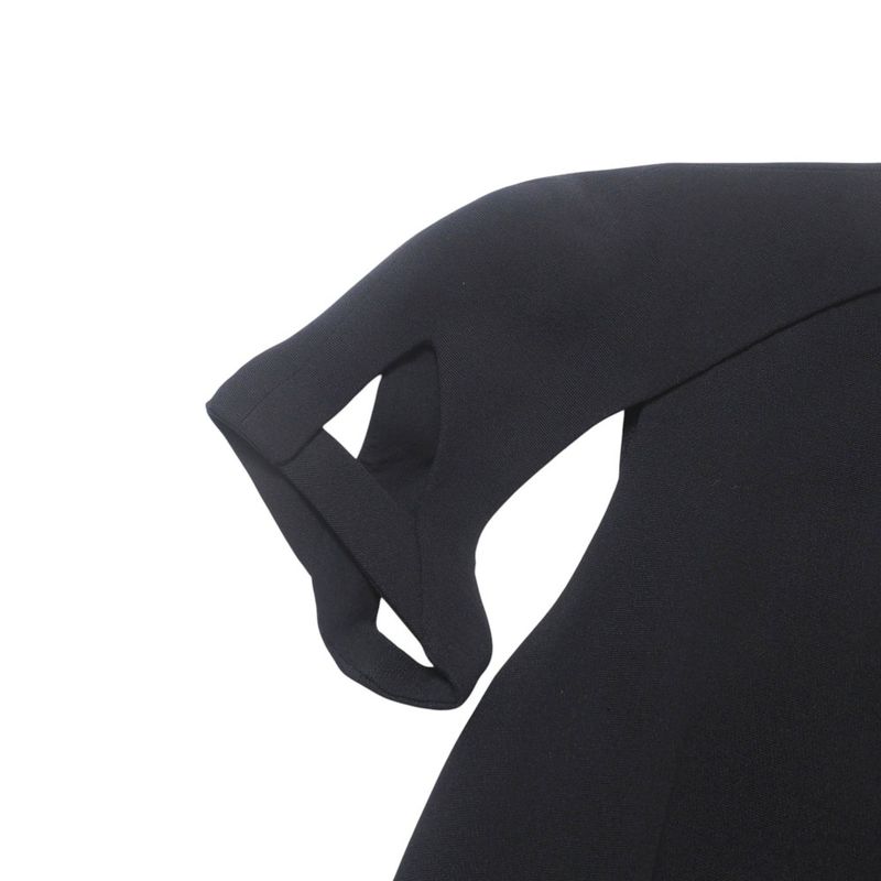 Gucci Dress Size 38 Short Sleeves Dress Silk Black Made In Italy 20250428 Ra4481