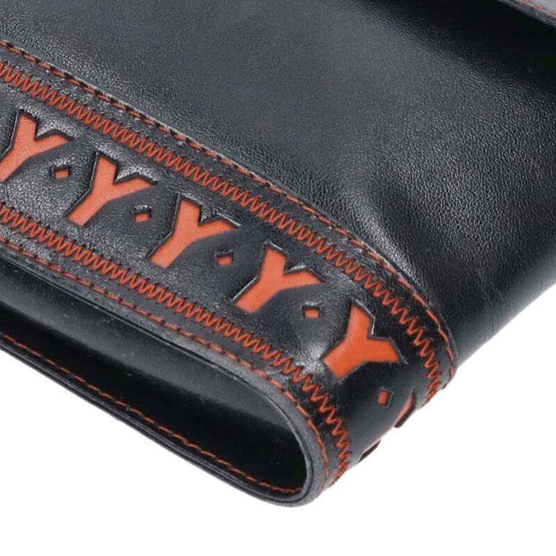 Yves Saint Laurent Y Cutout Vintage Leather Shoulder Bag Women